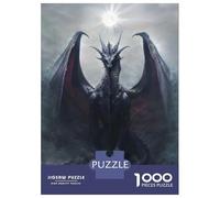 Jigsaw Puzzles 1000 Piece for Teenagers Moonlit Shadow Tyrant Adult Puzzles Relax Games Pattern Assembly Great Gift for Gaming 52x38cm/1000pcs
