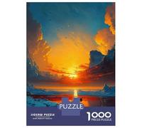 Jigsaw Puzzles 1000 Piece for Teenagers Mountains by The Lake Adult Puzzles Hands-on Game Perfect Decoration Great Gift for Gaming 52x38cm/1000pcs