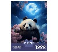 Jigsaw Puzzles 1000 Piece for Teenagers Mystic Panda Jigsaw Puzzle Relaxing Games Wall Decoration Gifts for Friends And Family 38x26cm/1000pcs