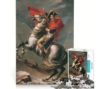 Jigsaw Puzzles 1000 Piece for Teenagers Napoleon Crossing The Alps Educational Games Pattern Assembly Artists' Collection Fine Arts 38x26cm