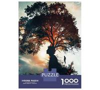 Jigsaw Puzzles 1000 Piece for Teenagers Nature's Giants Tree Silhouettes Jigsaw Puzzle Fun Games Perfect Decoration Gifts for Friends And Family 70x50cm/1000pcs