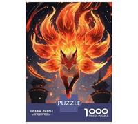 Jigsaw Puzzles 1000 Piece for Teenagers Nine-tailed Fox Spirit Adult Puzzles Relax Games Pattern Assembly Great Gift for Gaming 52x38cm/1000pcs