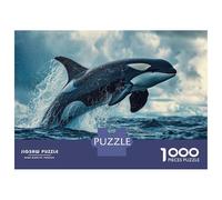 Jigsaw Puzzles 1000 Piece for Teenagers Orca Whale Killer Jigsaw Relax Games But Fun And Humorous Birthday Present, Gifts, 70x50cm/1000pcs