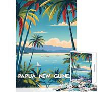 Jigsaw Puzzles 1000 Piece for Teenagers Papua Tropical Escape Educational Toy Great Gift for Games Practical Game Educational Challenge Size 38x52cm