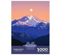 Jigsaw Puzzles 1000 Piece for Teenagers Pikes Peak Mountain Sunset Teenager Puzzles Hands-on Game Improve Memory Gifts for Friends And Family 70x50cm/1000pcs