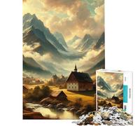 Jigsaw Puzzles 1000 Piece for Teenagers Romanticism Paint V Educational Challenge Family Activities Relaxing Games for And 14 Years And over (50x75cm)