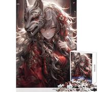 Jigsaw Puzzles 1000 Piece for Teenagers Samurai Assassin Anti-Stress Toys Gifts Ideas Practical Game Every Piece Is Unique - Size 38x52cm