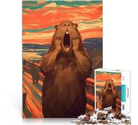 Jigsaw Puzzles 1000 Piece for teenagers Scream of Capybara Schwierig und herausfordernd Geburtstagsgeschenke38x26cm
