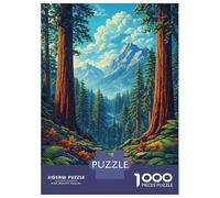 Jigsaw Puzzles 1000 Piece for Teenagers Sequoia National Park Landscape Jigsaw Puzzle Fun Games Perfect Decoration Gifts for Friends And Family 70x50cm/1000pcs
