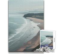 Jigsaw Puzzles 1000 Piece for Teenagers Serene Coastal Expanse Cozy And Calming Leisure Fun Seamless Fit High Precision Toy Size 38x52cm