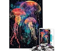 Jigsaw Puzzles 1000 Piece for Teenagers Silhouette Galaxy Fun at Home Activities, Birthday Present Impossible Game for 14+ Puzzle Game Offered (38x26cm)