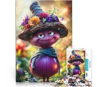 Jigsaw Puzzles 1000 Piece for teenagers Smiling Onion Character learning educational for is ideal as a gift for the whole family 50x70cm