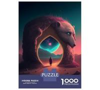 Jigsaw Puzzles 1000 Piece for Teenagers Space Is Wild Soldier Teenager Puzzles Hands-on Game Wall Decoration Challenging To Complete 52x38cm/1000pcs