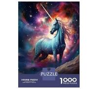 Jigsaw Puzzles 1000 Piece for Teenagers Space Unicorn Adult Puzzles Relaxing Games Pattern Assembly Birthday Present, Gifts, 38x26cm/1000pcs
