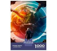 Jigsaw Puzzles 1000 Piece for Teenagers Spaceship Adult Puzzles Hands-on Game Perfect Decoration Great Gift for Gaming 52x38cm/1000pcs