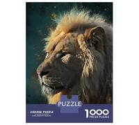 Jigsaw Puzzles 1000 Piece for Teenagers Splatter King Lion Teenager Puzzles Hands-on Game Wall Decoration Challenging To Complete 70x50cm/1000pcs