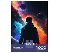 Jigsaw Puzzles 1000 Piece for Teenagers Staring at The Planets Jigsaw Puzzle Relaxing Games Wall Decoration Gifts for Friends And Family 52x38cm/1000pcs