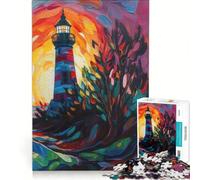 Jigsaw Puzzles 1000 Piece for Teenagers Sunset Fires, Educational Games, Precision Cutting, Great Gift for Gaming 38x52cm