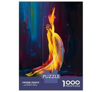 Jigsaw Puzzles 1000 Piece for Teenagers Surreal Banana In Flames Adult Puzzles Relaxing Games Pattern Assembly Birthday Present, Gifts, 52x38cm/1000pcs