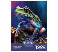 Jigsaw Puzzles 1000 Piece for Teenagers The According Frog Adult Puzzles Relax Games Pattern Assembly Great Gift for Gaming 52x38cm/1000pcs