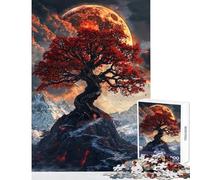 Jigsaw Puzzles 1000 Piece for Teenagers The Ashen World Tree Relaxing Games Analysis And Logic Toy Wall Decor Unique Birthday And Xmas Gifts (50X75cm)