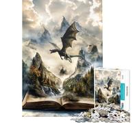 Jigsaw Puzzles 1000 Piece for Teenagers The Chronicle of Legends Help The Brain Exercise Home Art Decor Practical Game for Ages 14 And over (38x52cm)