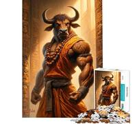 Jigsaw Puzzles 1000 Piece for Teenagers The Minotaur Monk Puzzles for Adults Hands-on Game Difficult Challenge Challenging To Complete (Size 38x26cm)