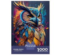 Jigsaw Puzzles 1000 Piece for Teenagers The Wise Owl Adult Puzzles Relax Games Pattern Assembly Great Gift for Gaming 38x26cm/1000pcs