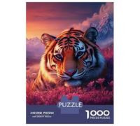 Jigsaw Puzzles 1000 Piece for Teenagers Tiger in Bloom Majestic Beauty-1 Jigsaw Relax Games But Fun And Humorous Birthday Present, Gifts, 52x38cm/1000pcs