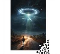 Jigsaw Puzzles 1000 Piece for Teenagers UFO Abduction Scene-5 Teenager Puzzles Hands-on Game Improve Memory Gifts for Friends And Family 70x50cm/1000pcs