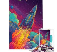 Jigsaw Puzzles 1000 Piece for Teenagers Vanguard Nova Fleet Program Fun Activities at Home Learning Educational Fun Games Suitable for Ages 14 And Up (38x26cm)