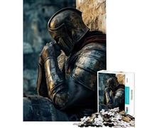 Jigsaw Puzzles 1000 Piece for Teenagers Warrior in Armor Fun at Home Activities, Hand Speed Race Hands-on Game for Age 14+ Game (38x26cm)