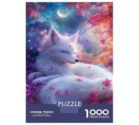 Jigsaw Puzzles 1000 Piece for Teenagers Whispering Fox Dreams Teenager Puzzles Hands-on Game Wall Decoration Challenging To Complete 52x38cm/1000pcs