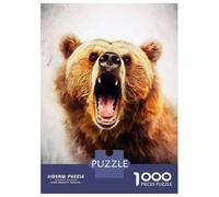 Jigsaw Puzzles 1000 Piece for Teenagers Wild Bear Animal Art Puzzle for Adults Toy Wall Decor Difficult Challenge Challenging To Complete 52x38cm/1000pcs