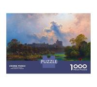 Jigsaw Puzzles 1000 Piece for Teenagers Windsor Castle Painting Jigsaw Puzzle Relaxing Games Wall Decoration Gifts for Friends And Family 70x50cm/1000pcs