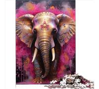 Jigsaw Puzzles 1000 Piece Jigsaw Puzzles majestic elephant Wooden Jigsaw Puzzles for Adults 1000 Piece Puzzle deal as gifts for the whole family 1000pcs（50x75cm）
