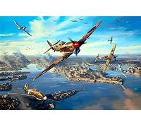 Jigsaw Puzzles 1000 Piece Puzzle for Adults & Families Fighter Plane Air Force the Second World War Challenge Puzzles 26x38CM