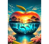 Jigsaw Puzzles 1000 piece,Puzzles for Adults,Challenging Educational Family Activity Games Home Decoration Puzzle Sunset Dream Ocean 29.5 x 19.7 inch