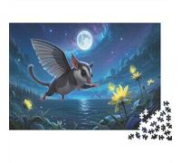 Jigsaw Puzzles 1000 Piece Sugar Glider Challenge Game for Adults Natural Ecology Impossible Jigsaw Puzzles 1000 Piece Educational Game Home Decoration 1000pcs (75x50cm)