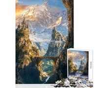 Jigsaw Puzzles 1000 Pieces A Bridge Between Worlds Educational Game Difficult Hard Toy Wall Decor Improving Love between Couples (50x75cm)