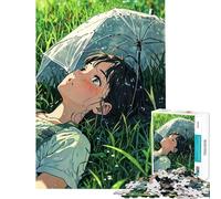 Jigsaw Puzzles 1000 Pieces A Ghibli Dream Stress Relief Mind Game No Odd Smell Safe Materials Cheerful Activity for Happy Gatherings (Size 50x75cm)