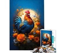Jigsaw Puzzles 1000 Pieces A Roosters Dream Stress Relief Mind Game No Odd Smell Safe Materials Cheerful Activity for Happy Gatherings (Size 50x75cm)