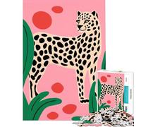 Jigsaw Puzzles 1000 Pieces Abstract Colorful Tiger Stress Relief Mind Game No Odd Smell Safe Materials Cheerful Activity for Happy Gatherings (Size 50x75cm)