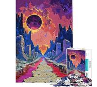 Jigsaw Puzzles 1000 Pieces Abstract Nature Stress Relief Mind Game No Odd Smell Safe Materials Cheerful Activity for Happy Gatherings (Size 38x26cm)
