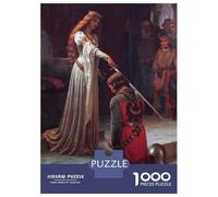 Jigsaw Puzzles 1000 Pieces Accolade Edmund Leighton Puzzles for Adults Relaxing Games Difficult Challenge Fun at Home Activities, 70x50cm/1000pcs