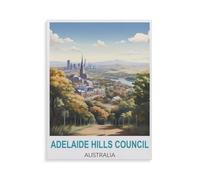 Jigsaw Puzzles 1000 Pieces，Adelaide Hills Council Australia，Jigsaw Toy Family Game Wall Decor for Adults Teens（50x70cm）-HJ76