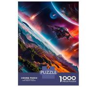 Jigsaw Puzzles 1000 Pieces Alien Frontier Voyage Adult Jigsaw Puzzle Brain Teaser Game Analysis And Logic Christmas Birthday Gifts 52x38cm/1000pcs