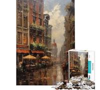 Jigsaw Puzzles 1000 Pieces Amsterdam Netherlands for Birthday, Chrismas Perfect Decoration DIY Toys Suitable for Ages 14 And Up (38x52cm)