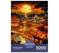 Jigsaw Puzzles 1000 Pieces Ancient Chinese Cities Puzzles 70x50cm/1000pcs Gift For Kids Challenging Creative Family Game DIY Cardboard