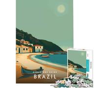 Jigsaw Puzzles 1000 Pieces Armação Dos Búzios Brazil Family Game Brain Intelligence Challenge Addictive Toys Great Gifts for Games Birthday Present (Size 50x75cm)